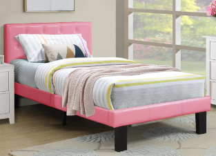 Pink Twin Bed Platform