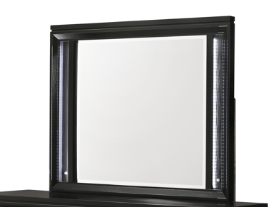 CRESSIDA LED DRESSER MIRROR BLACK