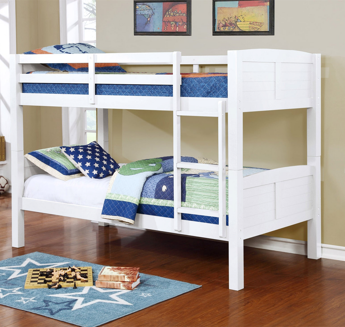 Wood Twin / Twin Bunk Bed