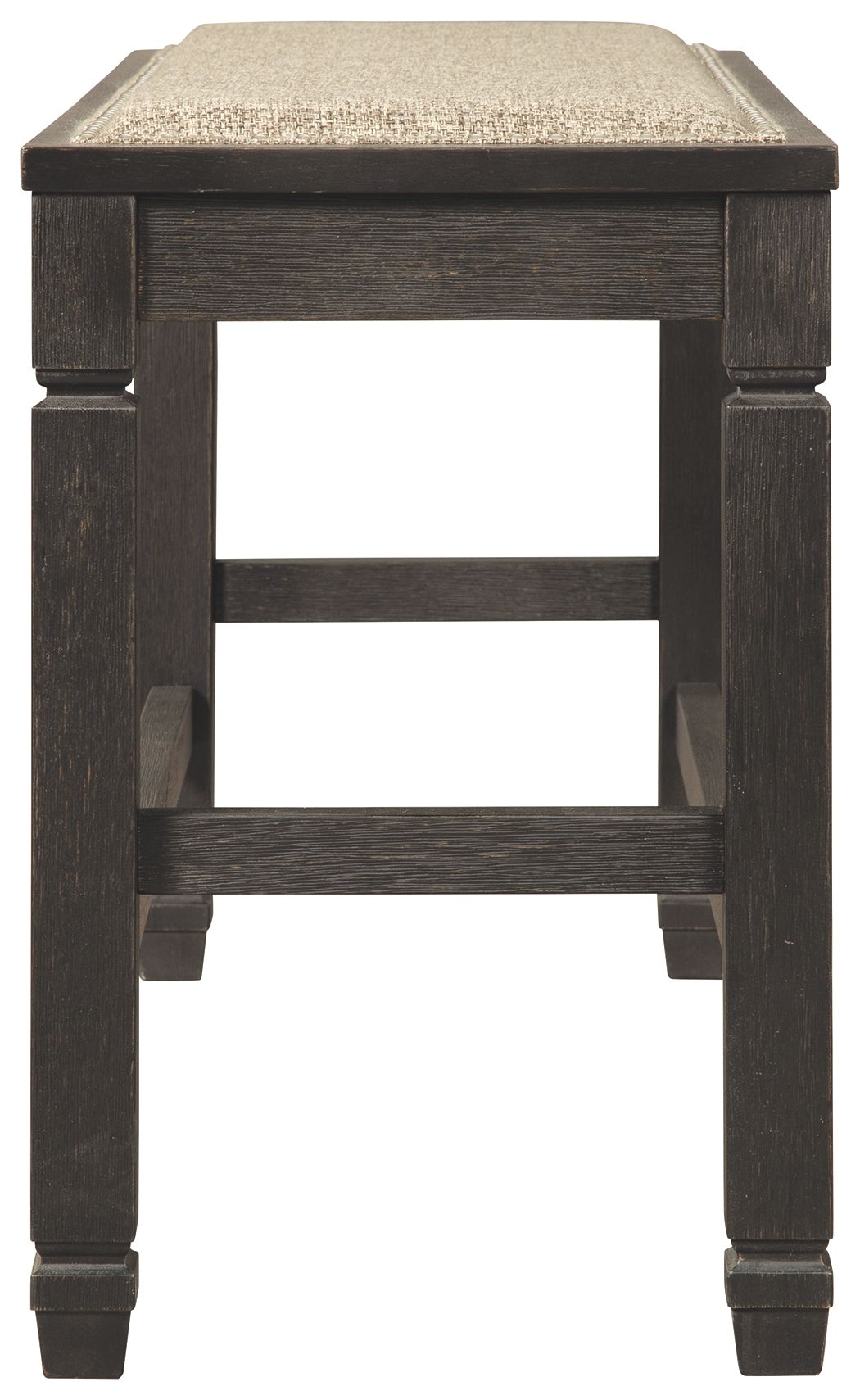 Tyler - Antique Black - DBL Counter UPH Bench