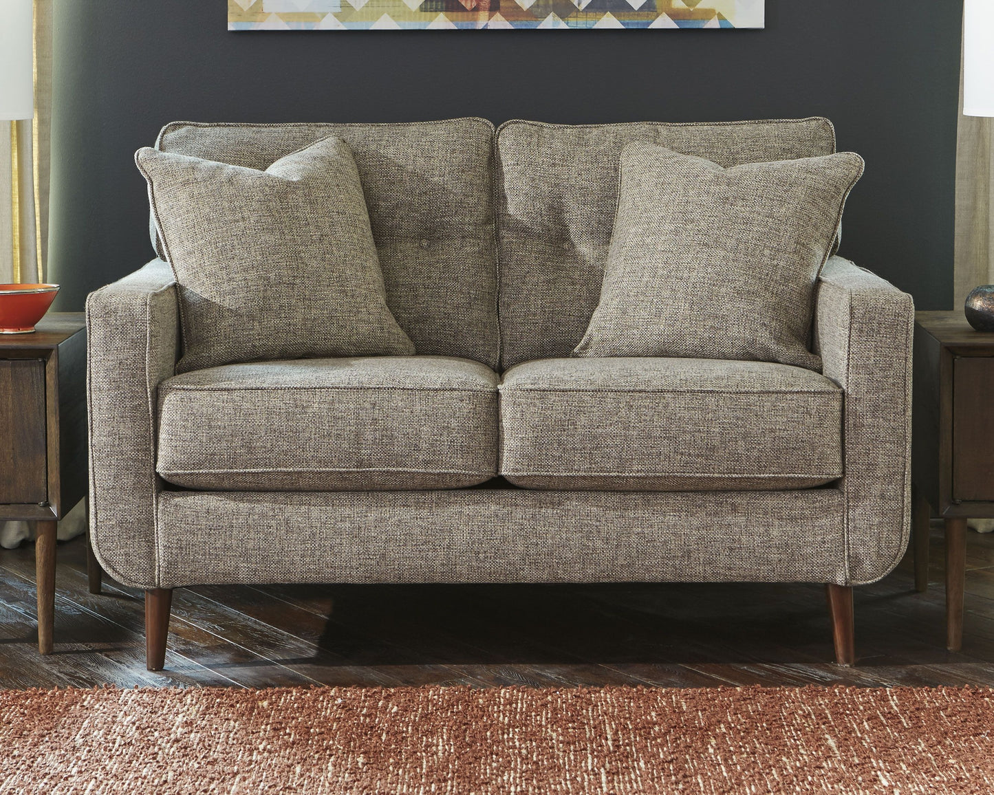 Dahra - Loveseat - Beige