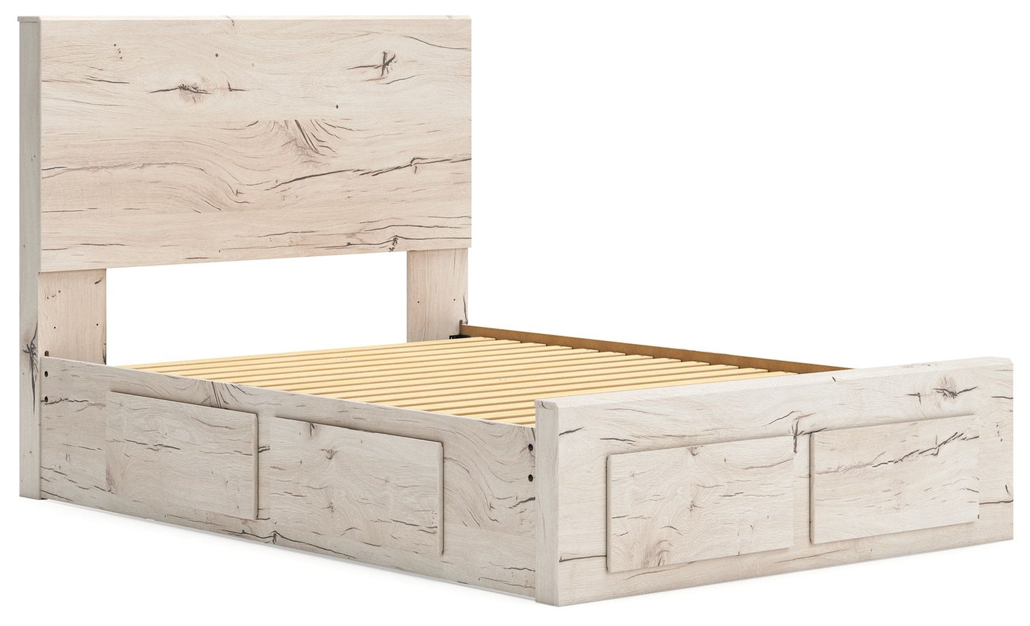 Lawroy - Panel Bed With Storage