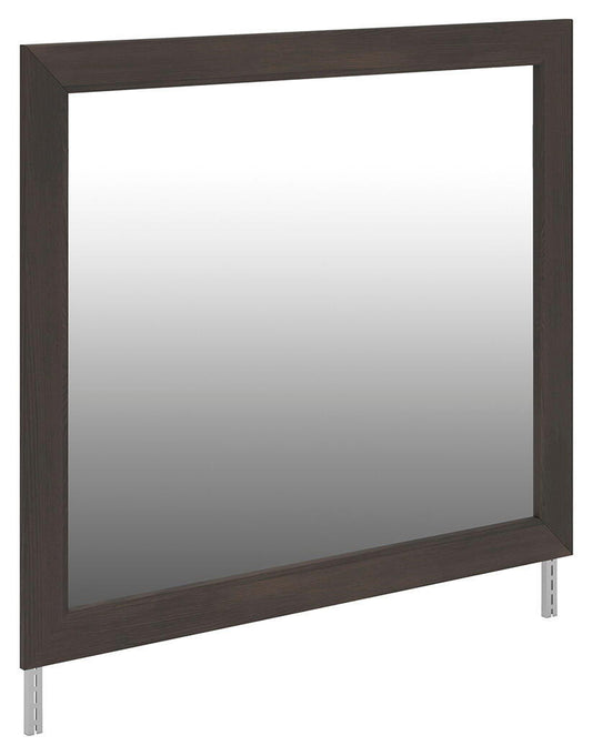 Shaehartin - Bedroom Mirror - Dark Brown