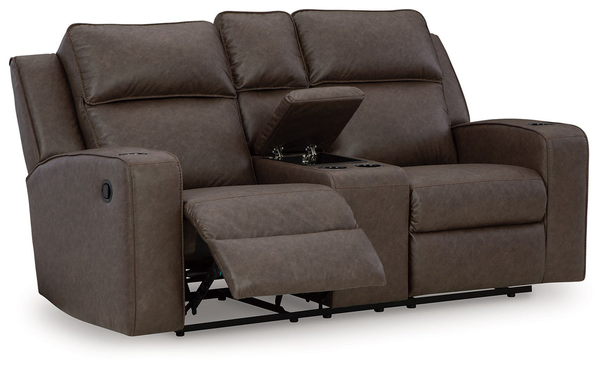 Lavenhorne - Double Reclining Loveseat With Console