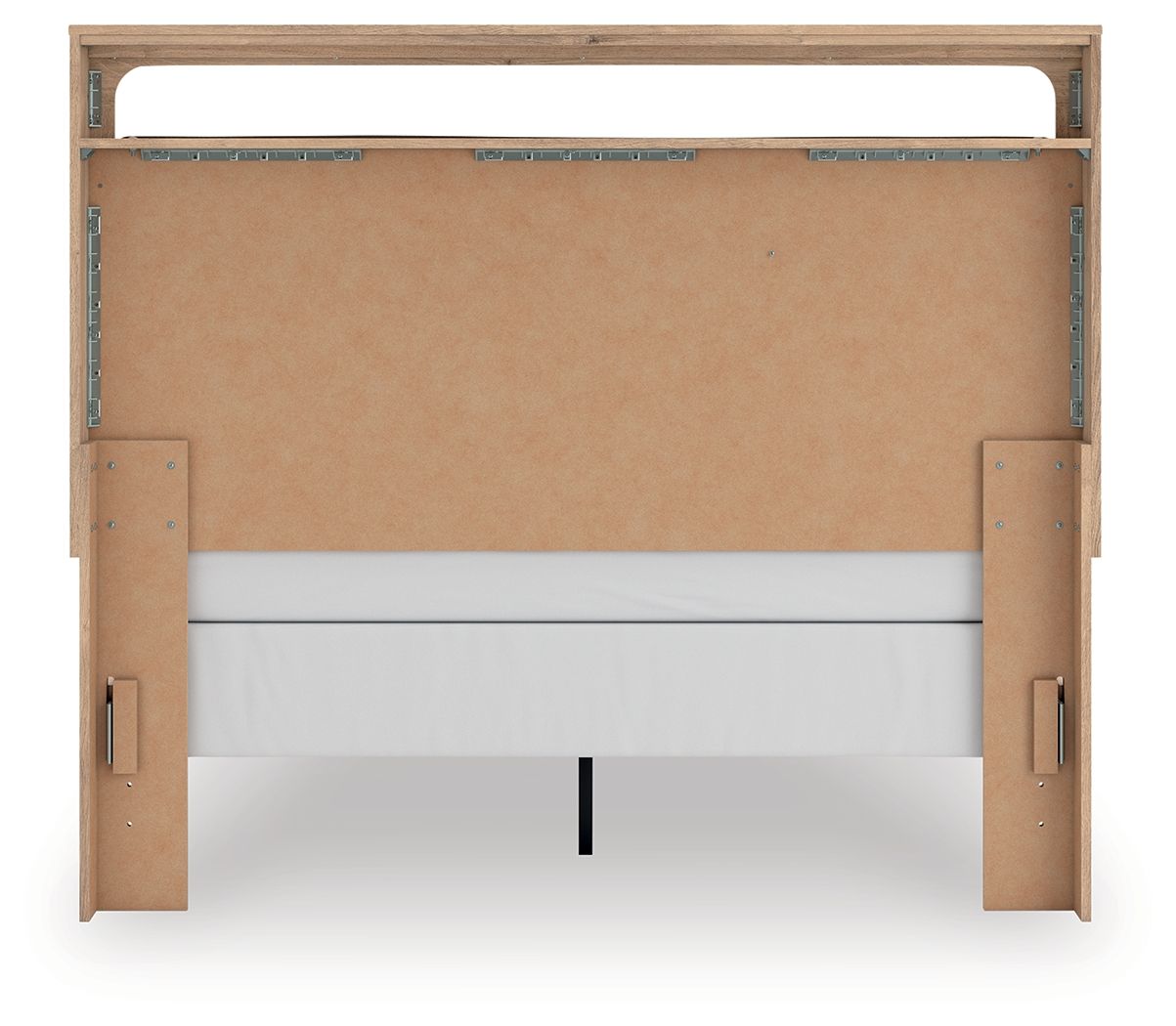 Kinlanni - Queen Upholstered Panel Bed - Tan