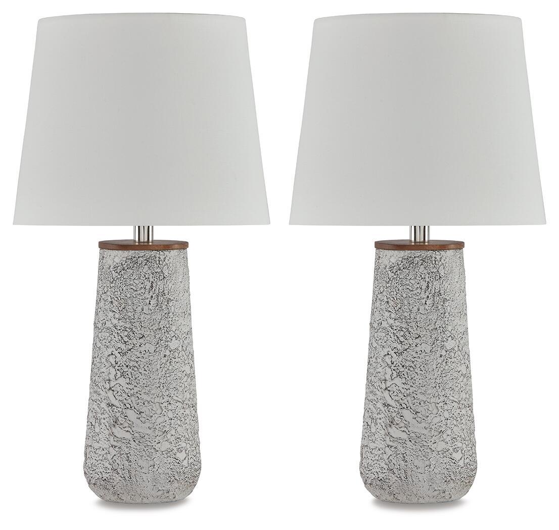 Chaston - Metal Table Lamp (Set of 2) - Antique White