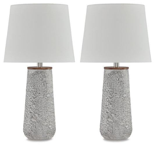 Chaston - Metal Table Lamp (Set of 2) - Antique White