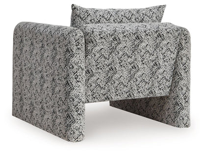 Kenbell - Accent Chair - Black / White