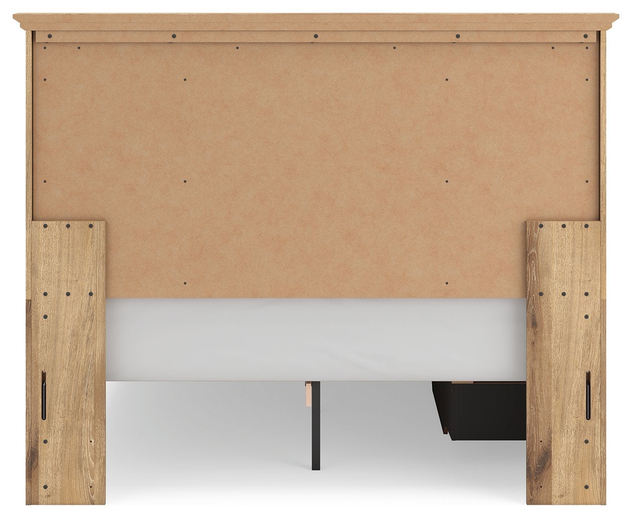 Makidern - Panel Storage Bed With Under Bed Storage Unit