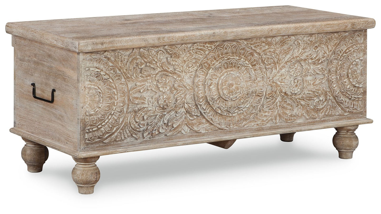 Fossil - Beige - Banco de almacenamiento