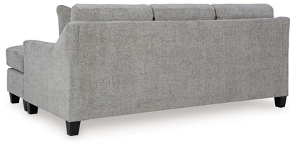 Keenelynn - Sofa Chaise - Nickel