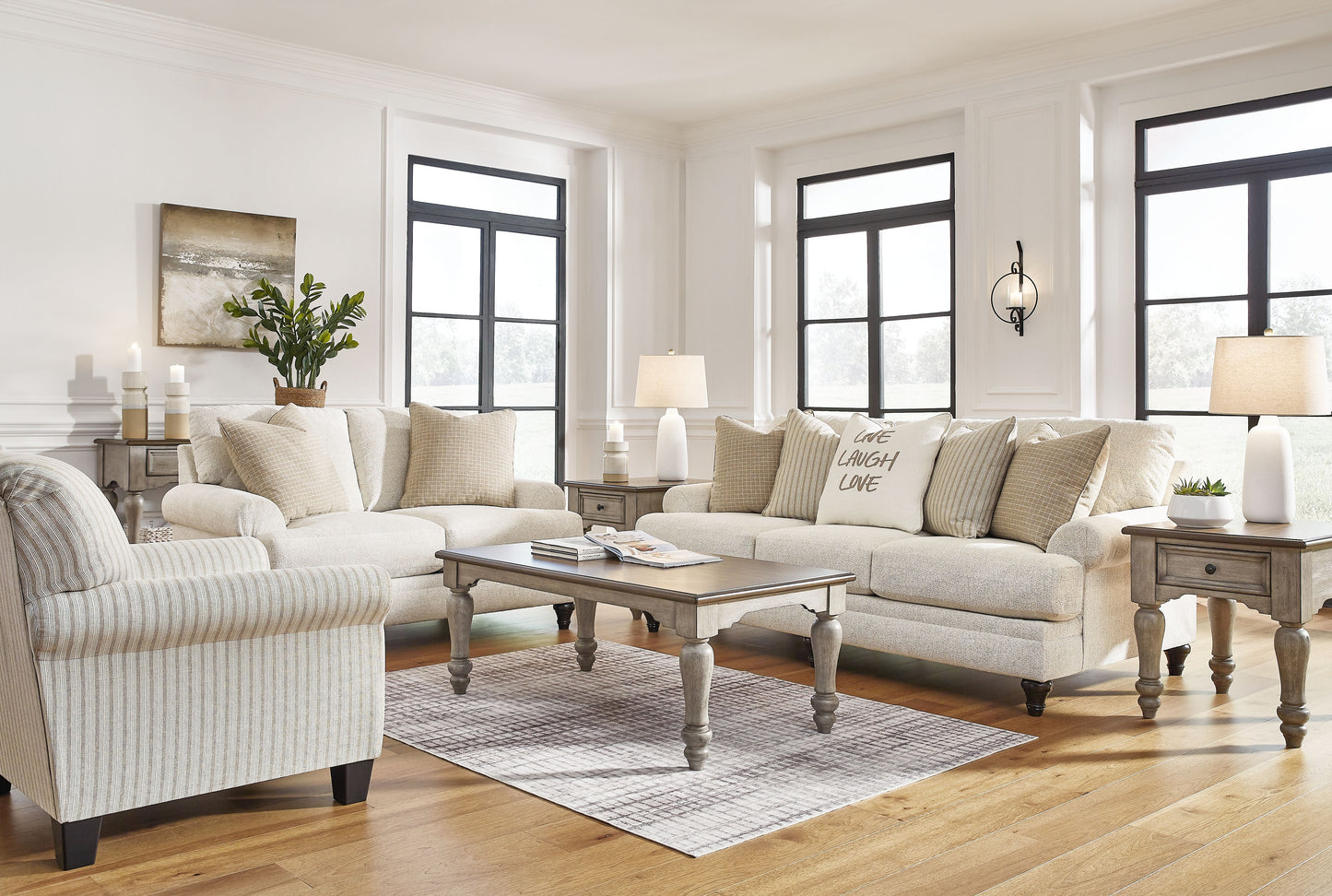 Valerani - Arenisca - Sofá, Loveseat, Sillón decorativo