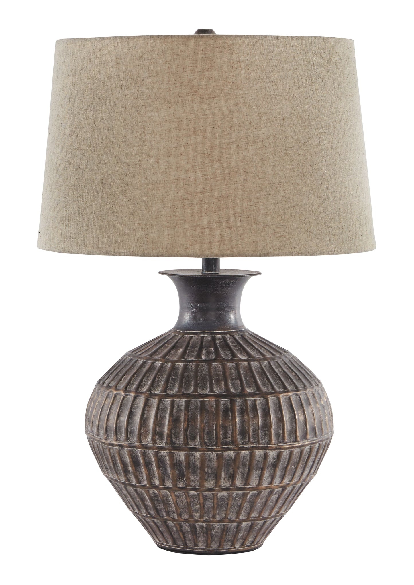 Magan - Metal Table Lamp  - Antique Bronze Finish