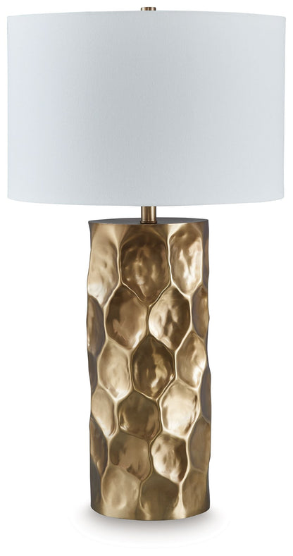 Marshawn - Metal Table Lamp - Gold Finish