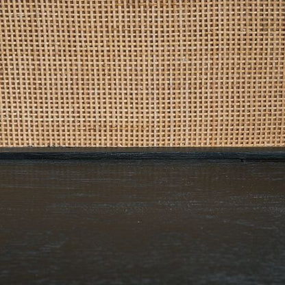 Abyard - Black / Natural - Bookcase