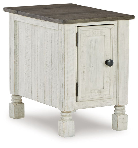 Havalance - Blanco / Gris - Mesa auxiliar para silla