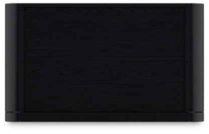 Rowanbeck - Large Bookcase - Black