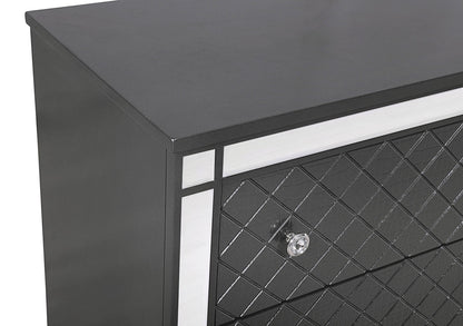 Refino - Bedroom Set - Gunmetal