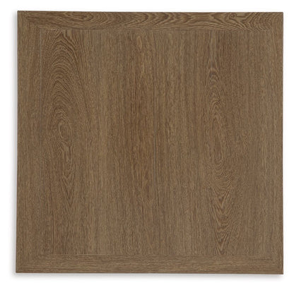 Serene Bay - Square End Table - Dark Brown