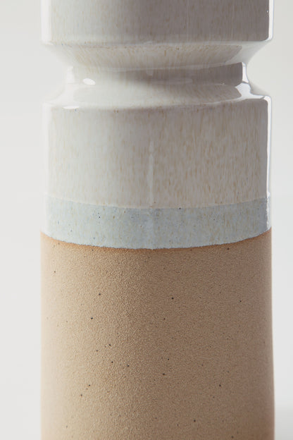 Hurston - Candle Holder Set (Set of 3) - Ivory / Brown