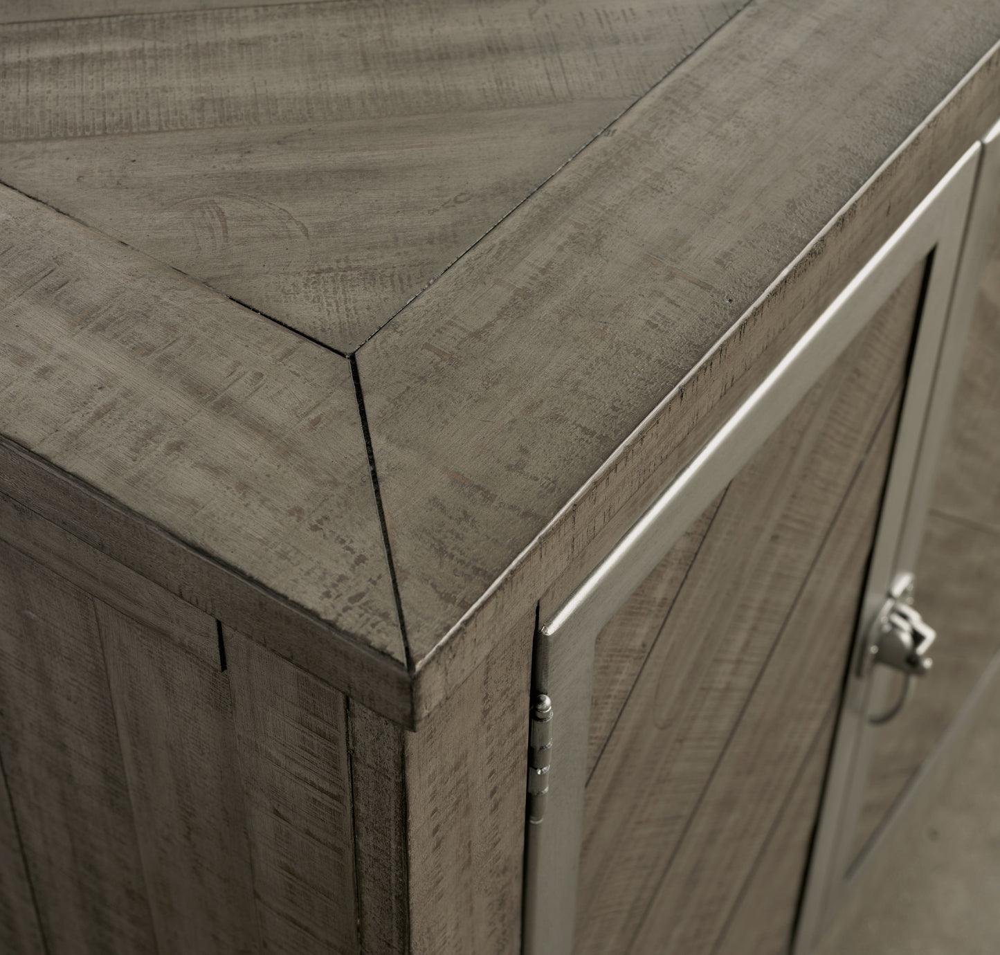 Krystanza - Dining Room Server - Weathered Gray