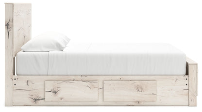 Lawroy - Panel Bed With Storage