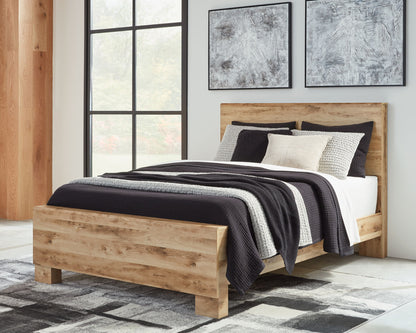 Hyanna - Cómoda, espejo, cama con paneles