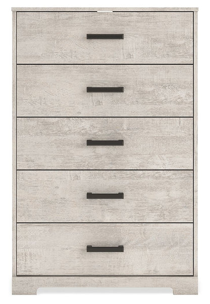 Shawburn - Gray - Five Drawer Chest