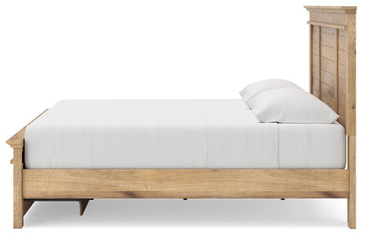Makidern - Panel Storage Bed With Storage Footboard