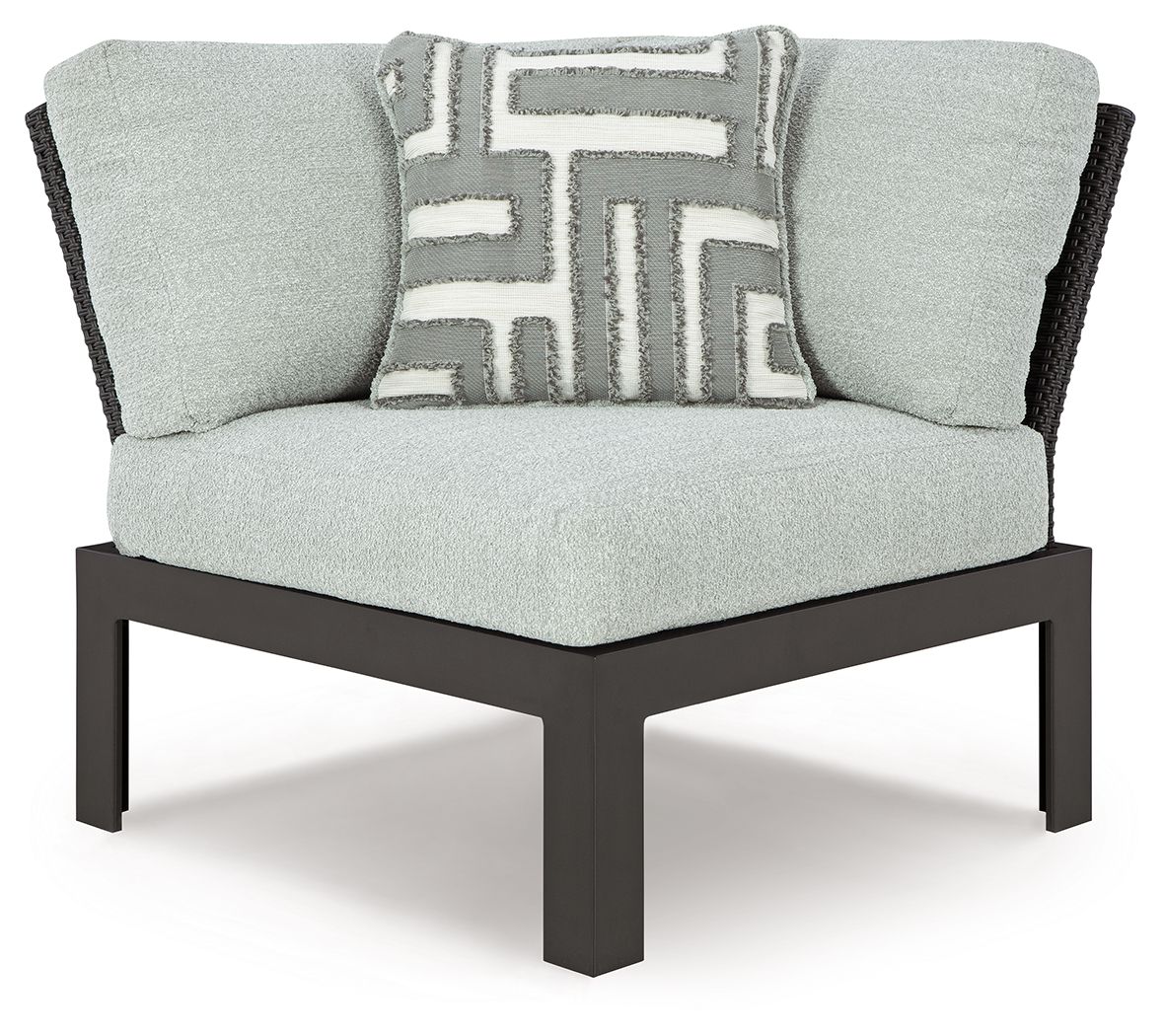 Beachloft - 6-Piece Outdoor Sectional - Black / Gray