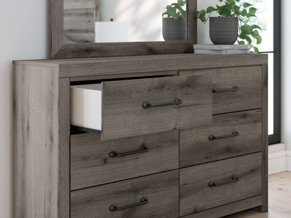 Graystorm - Brown Gray - Dresser And Mirror
