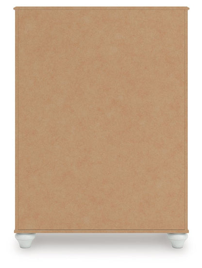 Kozlani - Five Drawer Chest - White