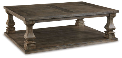 Johnelle - Gris - Mesa de centro rectangular