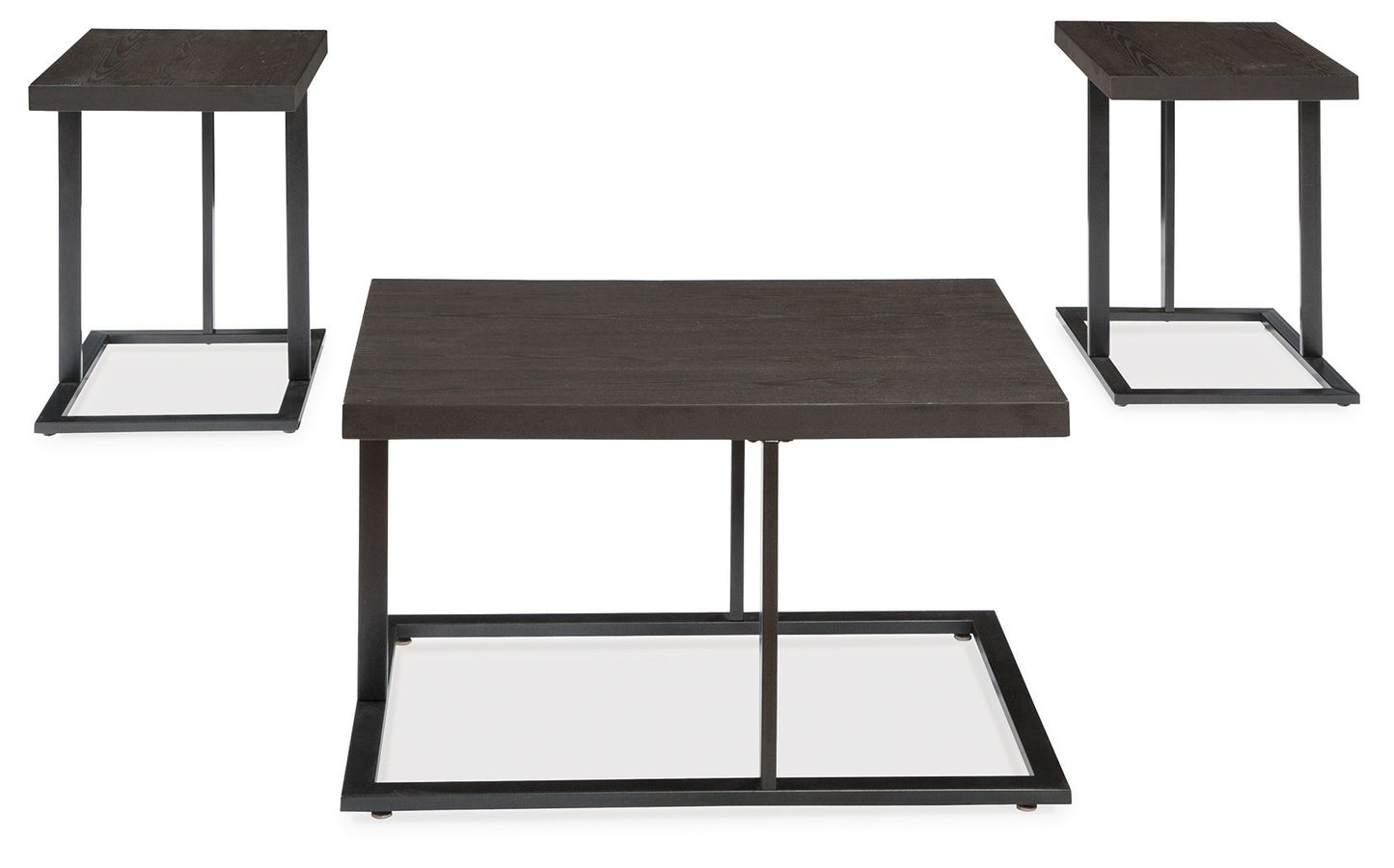 Airdon - Occasional Table Set (Set of 3) - Bronze Finish