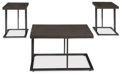 Airdon - Occasional Table Set (Set of 3) - Bronze Finish