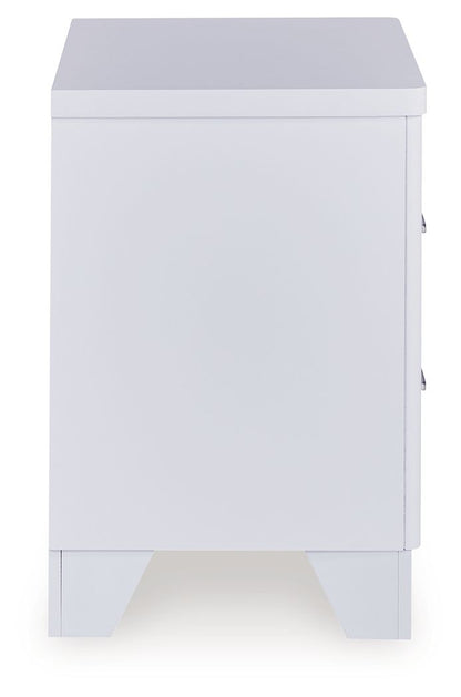 Jarlee - 4 Pc. - King Panel Bed, Dresser, Mirror And Nightstand - White