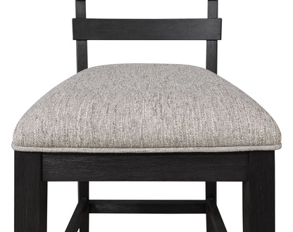Guthrie - 5 Piece Counter Dining Room Set - Charcoal / Gray