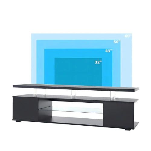 TV Stand LED Gaming Entertainment Center Media