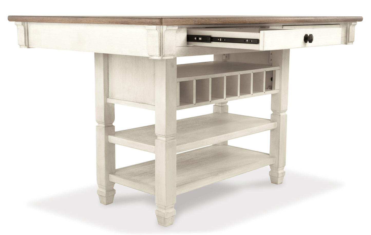 Bolanburg - Beige - Mesa alta rectangular para comedor