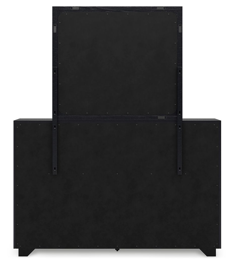 Londer - Black - Dresser And Mirror
