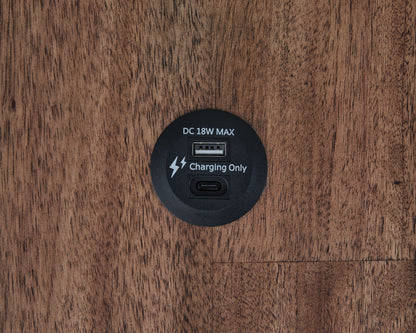 Wildenauer - Brown / Black - Rectangular End Table