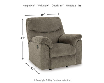 Alphons - Sillón reclinable mecedor