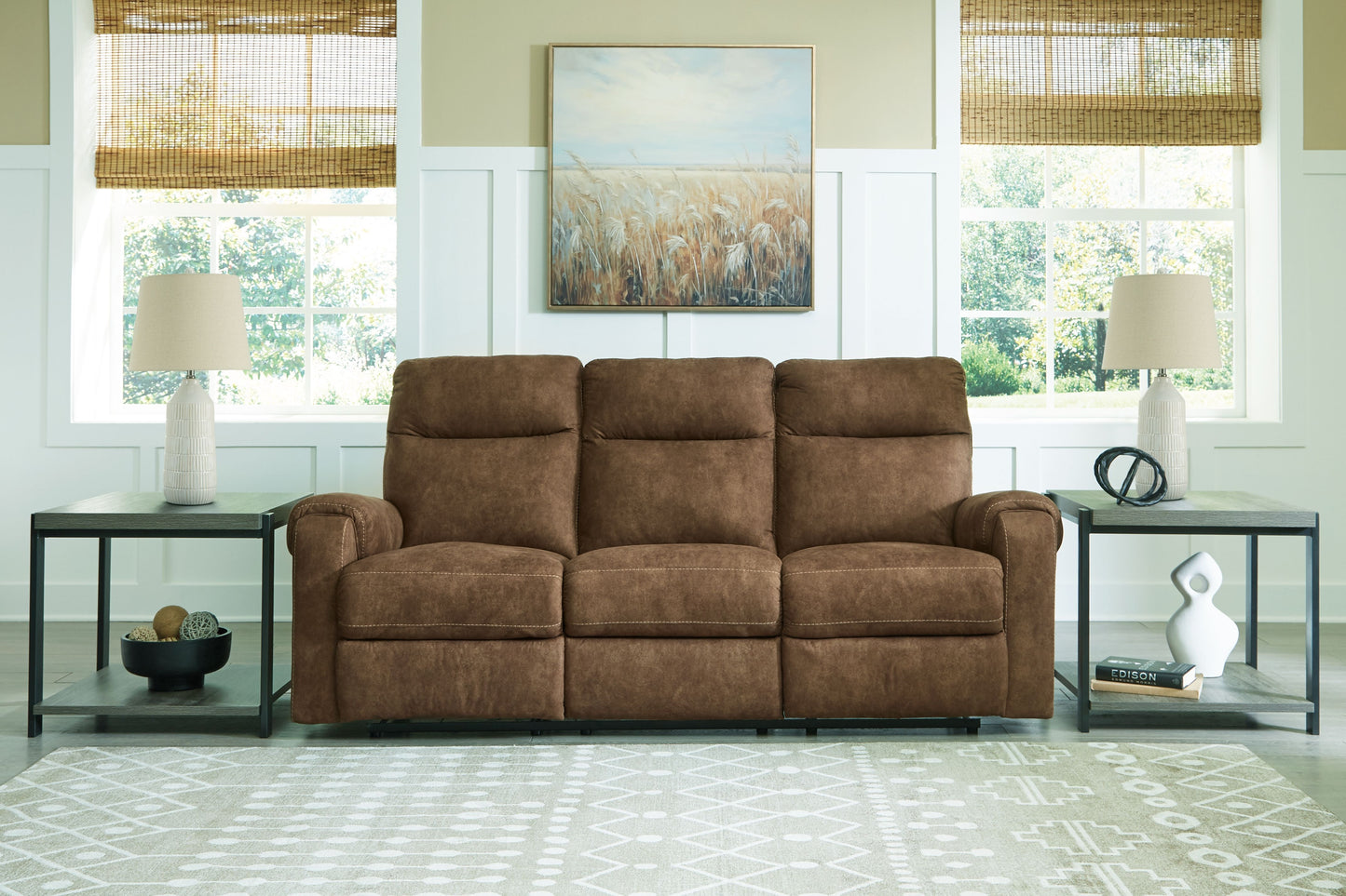 Edenwold - Reclining Sofa - Brindle