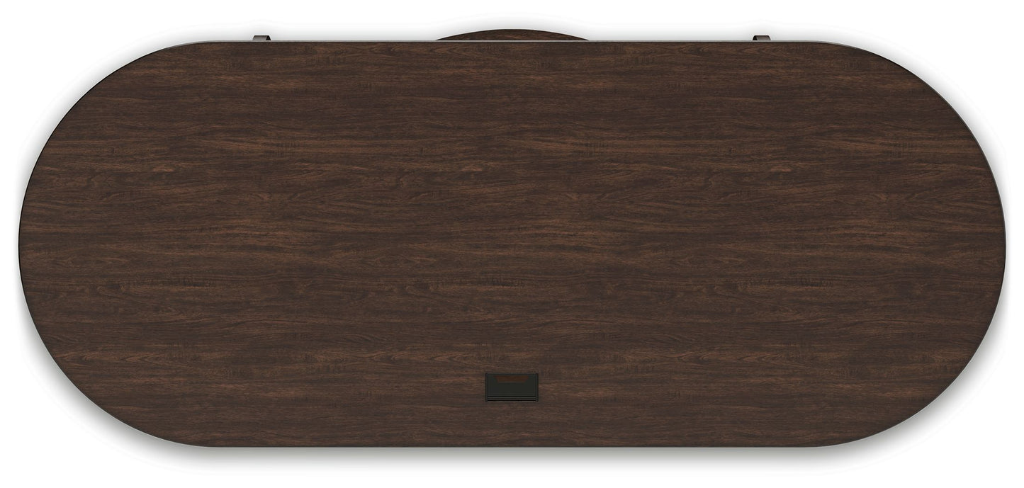 Korestone - Home Office Desk - Warm Brown