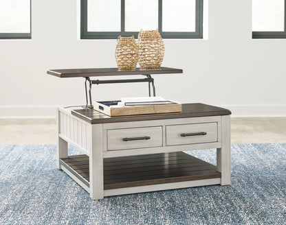 Darborn - Lift Top Cocktail Table - Gray / Brown