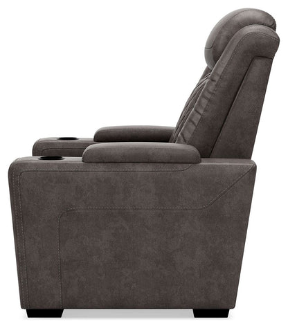 Hyllmont - Gris - Pwr Recliner/Reposacabezas ajustable