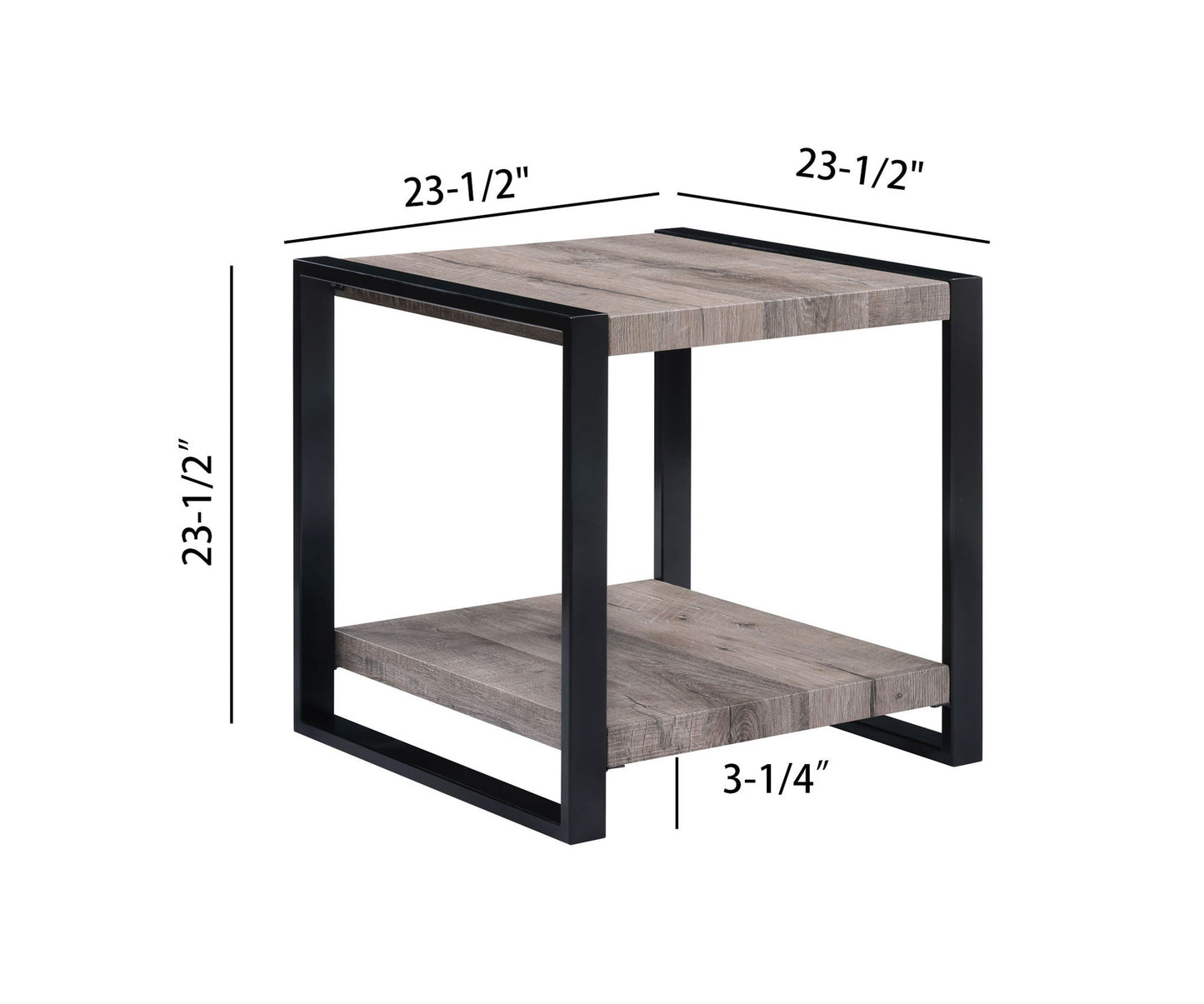 Mildred - Table Set (Coffee & 2 End Tables) - Light Brown