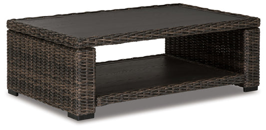 Grasson - Marrón - Mesa de centro rectangular