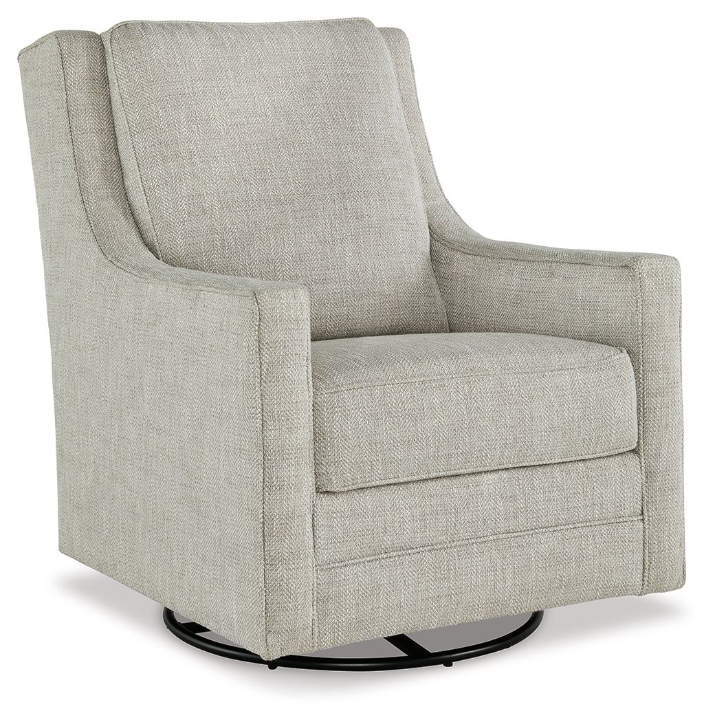 Kambria - Fog - Silla decorativa con planeador giratorio