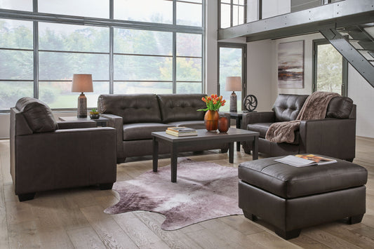 Belziani - Storm - 4 Pc. - Sofa, Loveseat, Chair And A Half, Ottoman